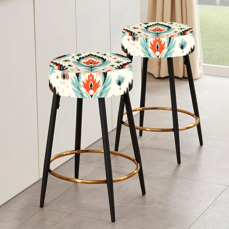 Wayfair orange bar stools discount